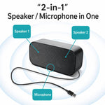 Altoparlante USB con microfono e scheda audio integrati