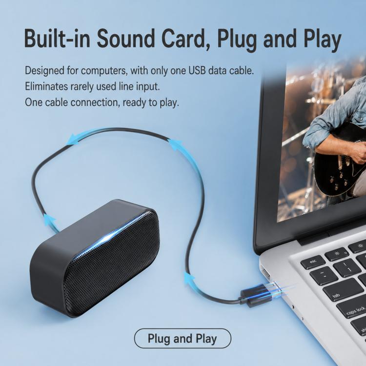 Altoparlante USB con microfono e scheda audio integrati