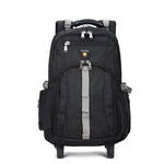 Zaino con ruote, resistente all'acqua, zaino da lavoro, da viaggio, per la scuola, AOKING HLN4558 Large, AOKING HLN4557 Small