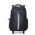 Zaino con ruote, resistente all'acqua, zaino da lavoro, da viaggio, per la scuola, AOKING HLN4558 Large, AOKING HLN4557 Small