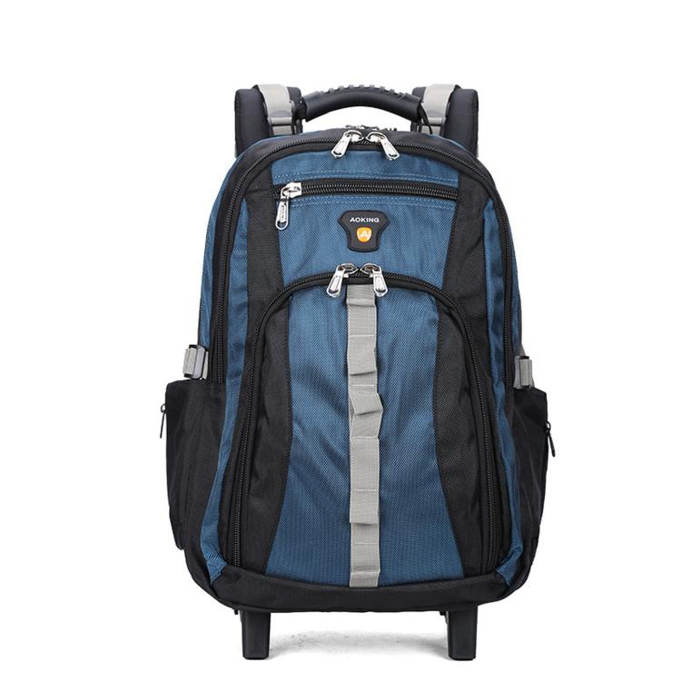 Zaino con ruote, resistente all'acqua, zaino da lavoro, da viaggio, per la scuola, AOKING HLN4558 Large, AOKING HLN4557 Small