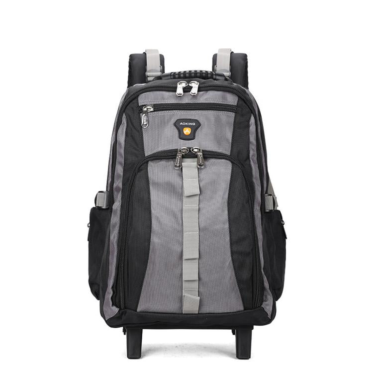 Zaino con ruote, resistente all'acqua, zaino da lavoro, da viaggio, per la scuola, AOKING HLN4558 Large, AOKING HLN4557 Small