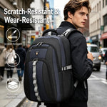 Zaino con ruote, resistente all'acqua, zaino da lavoro, da viaggio, per la scuola, AOKING HLN4558 Large, AOKING HLN4557 Small