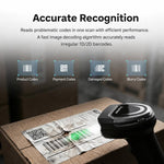 Scanner di codici a barre 2D wireless Bluetooth Yokoscan BWHS28 AiPro 2.4G per supermercati, logistica e magazzini., No Base, With Base