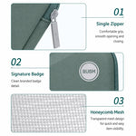 Custodia rigida in EVA per hard disk portatile con organizer