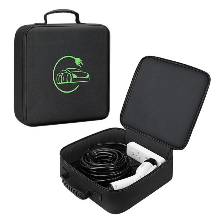 BUBM EV Cable Bag Custodia portatile impermeabile per caricabatterie e dispositivi di ricarica per veicoli elettrici, Square, Round, Rectangular