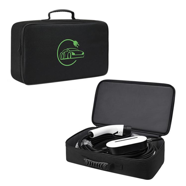 BUBM EV Cable Bag Custodia portatile impermeabile per caricabatterie e dispositivi di ricarica per veicoli elettrici, Square, Round, Rectangular