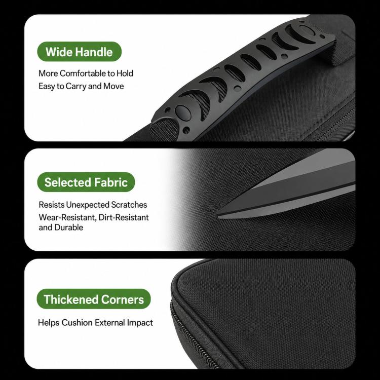 BUBM EV Cable Bag Custodia portatile impermeabile per caricabatterie e dispositivi di ricarica per veicoli elettrici, Square, Round, Rectangular