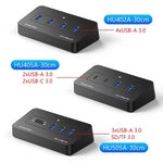 Hub USB 3.0 a 4 porte Blueendless con 2 USB-A e 2 USB-C 1m 2-in-1 Cable