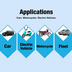 Localizzatore GPS per veicoli, adatto ad auto, moto e scooter elettrici., 4G, 2G