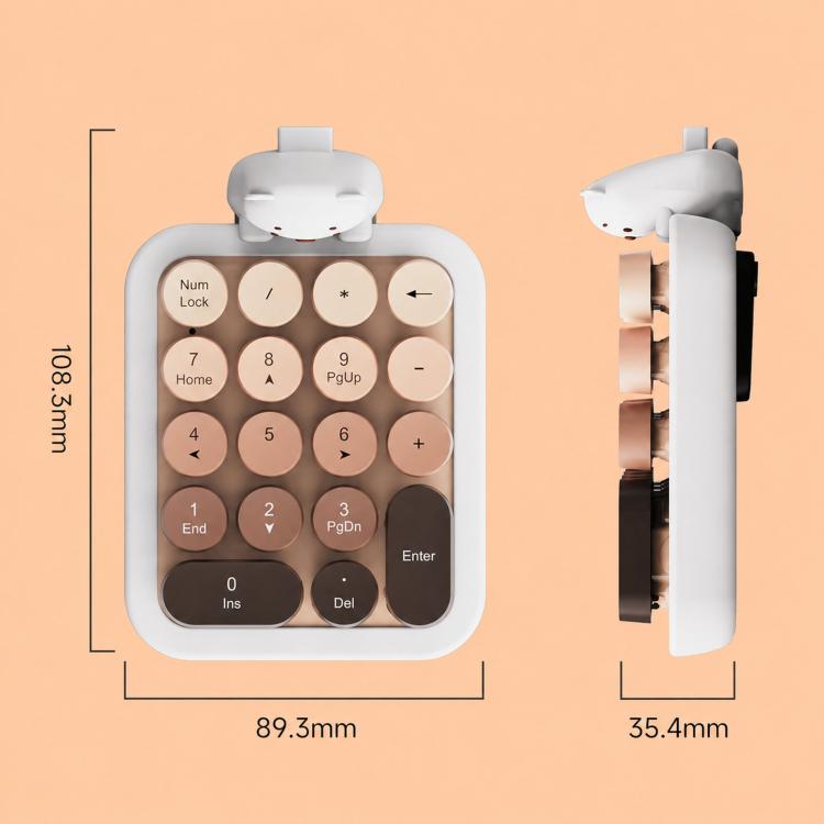 Tastiera numerica wireless Ajazz AF18 2.4G 18 tasti