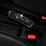 Copertura per freno a mano per auto con strass scintillanti, protezione per leva del freno di emergenza con cristalli scintillanti