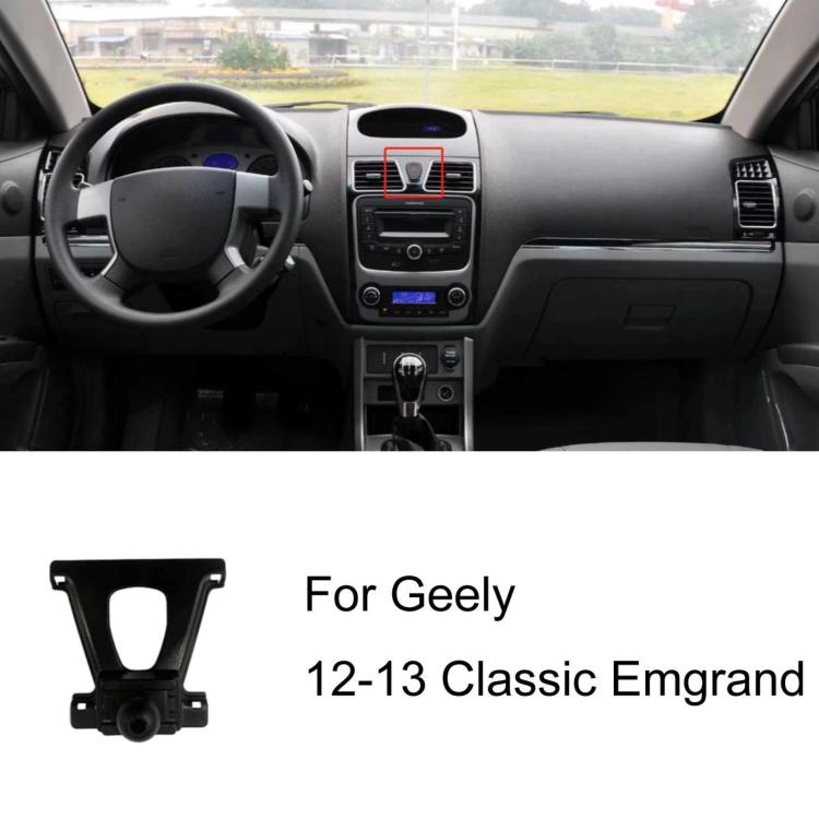 Base per supporto telefono auto Geely per guidatore sinistro, 09-11 Classic Emgrand, 12-13 Classic Emgrand, 14-16 Emgrand, 15-16 Borui, 15-21 Boyue, 16-21 Emgrand GS / 17-21 Emgrand GL, 17-20 Vision X3 / 21 Vision Pro (Ride-hailing)                    ...