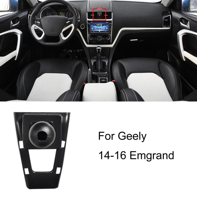 Base per supporto telefono auto Geely per guidatore sinistro, 09-11 Classic Emgrand, 12-13 Classic Emgrand, 14-16 Emgrand, 15-16 Borui, 15-21 Boyue, 16-21 Emgrand GS / 17-21 Emgrand GL, 17-20 Vision X3 / 21 Vision Pro (Ride-hailing)                    ...