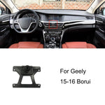 Base per supporto telefono auto Geely per guidatore sinistro, 09-11 Classic Emgrand, 12-13 Classic Emgrand, 14-16 Emgrand, 15-16 Borui, 15-21 Boyue, 16-21 Emgrand GS / 17-21 Emgrand GL, 17-20 Vision X3 / 21 Vision Pro (Ride-hailing)                    ...
