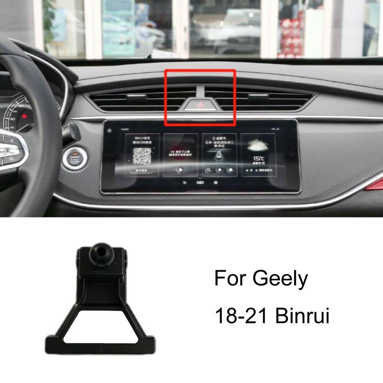 Base per supporto telefono auto Geely per guidatore sinistro, 09-11 Classic Emgrand, 12-13 Classic Emgrand, 14-16 Emgrand, 15-16 Borui, 15-21 Boyue, 16-21 Emgrand GS / 17-21 Emgrand GL, 17-20 Vision X3 / 21 Vision Pro (Ride-hailing)                    ...
