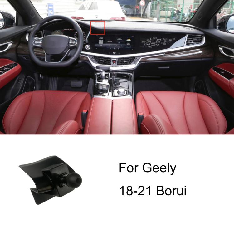 Base per supporto telefono auto Geely per guidatore sinistro, 09-11 Classic Emgrand, 12-13 Classic Emgrand, 14-16 Emgrand, 15-16 Borui, 15-21 Boyue, 16-21 Emgrand GS / 17-21 Emgrand GL, 17-20 Vision X3 / 21 Vision Pro (Ride-hailing)                    ...