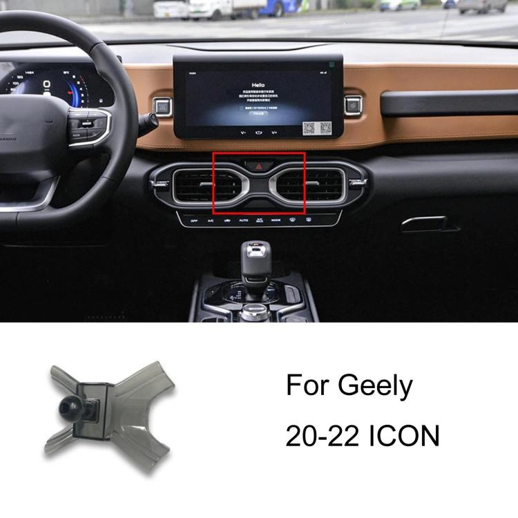 Base per supporto telefono auto Geely per guidatore sinistro, 09-11 Classic Emgrand, 12-13 Classic Emgrand, 14-16 Emgrand, 15-16 Borui, 15-21 Boyue, 16-21 Emgrand GS / 17-21 Emgrand GL, 17-20 Vision X3 / 21 Vision Pro (Ride-hailing)                    ...