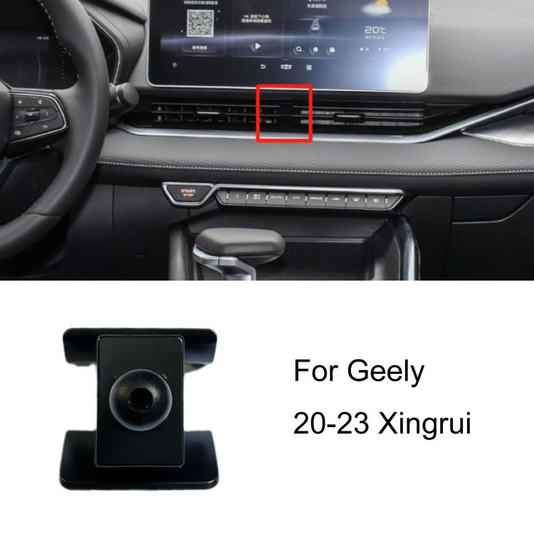 Base per supporto telefono auto Geely per guidatore sinistro, 09-11 Classic Emgrand, 12-13 Classic Emgrand, 14-16 Emgrand, 15-16 Borui, 15-21 Boyue, 16-21 Emgrand GS / 17-21 Emgrand GL, 17-20 Vision X3 / 21 Vision Pro (Ride-hailing)                    ...