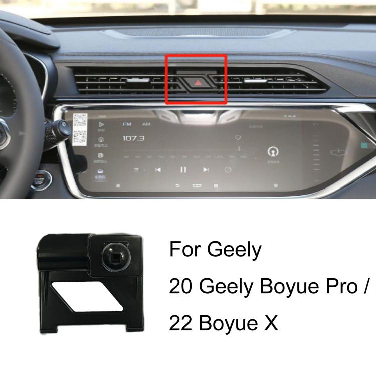 Base per supporto telefono auto Geely per guidatore sinistro, 09-11 Classic Emgrand, 12-13 Classic Emgrand, 14-16 Emgrand, 15-16 Borui, 15-21 Boyue, 16-21 Emgrand GS / 17-21 Emgrand GL, 17-20 Vision X3 / 21 Vision Pro (Ride-hailing)                    ...