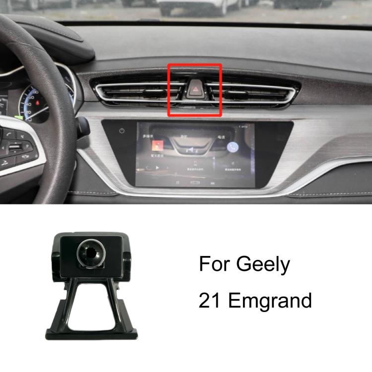 Base per supporto telefono auto Geely per guidatore sinistro, 09-11 Classic Emgrand, 12-13 Classic Emgrand, 14-16 Emgrand, 15-16 Borui, 15-21 Boyue, 16-21 Emgrand GS / 17-21 Emgrand GL, 17-20 Vision X3 / 21 Vision Pro (Ride-hailing)                    ...