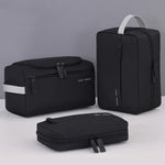 Borsa da toilette da uomo resistente all'acqua, leggera, portatile, organizer da viaggio., Large Black, Medium Black, Small Black, 3-Piece Set Black, Large Navy Blue, Medium Navy Blue, Small Navy Blue, 3-Piece Set Navy Blue