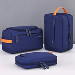 Borsa da toilette da uomo resistente all'acqua, leggera, portatile, organizer da viaggio., Large Black, Medium Black, Small Black, 3-Piece Set Black, Large Navy Blue, Medium Navy Blue, Small Navy Blue, 3-Piece Set Navy Blue