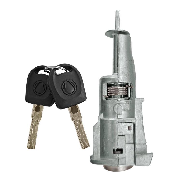 Cilindro serratura porta auto Skoda con chiavi 1Z0837167C 6Y0898167E, 1Z0837167C