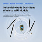 Modulo WiFi dual band router bridge industriale da seriale a Ethernet VM5G-FAN