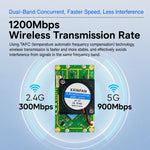 Modulo WiFi dual band router bridge industriale da seriale a Ethernet VM5G-FAN