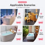 Fodera monouso per vasca da bagno, confezionata singolarmente in plastica HDPE spessa, ideale per hotel, viaggi e spa., 120 x 260cm, 120 x 320cm