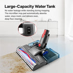 Testina di pulizia motorizzata per aspirapolvere Dyson V7 V8 V10 V11 V15 con spazzola per pavimenti a trasmissione diretta, With Water Tank, Without Water Tank
