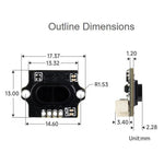 Sensore di distanza laser ToF con controller e UART, 0,02-4 m - immagine 6