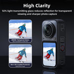 Pellicola protettiva in vetro temperato per Insta360 X6