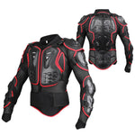 Giacca protettiva integrale per motociclisti con paraschiena rimovibile., S, M, L, XL, XXL, XXXL, 4XL