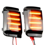 Coppia di indicatori di direzione a LED dinamici per specchietti laterali per Fiat Ducato / Peugeot Boxer / Ram ProMaster / Citroen Jumper Relay 2006-2019