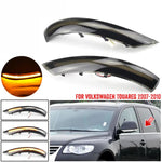 Coppia di indicatori di direzione a LED dinamici per specchietti laterali Volkswagen Touareg 2007-2010, For Volkswagen Touareg 2007-2010
