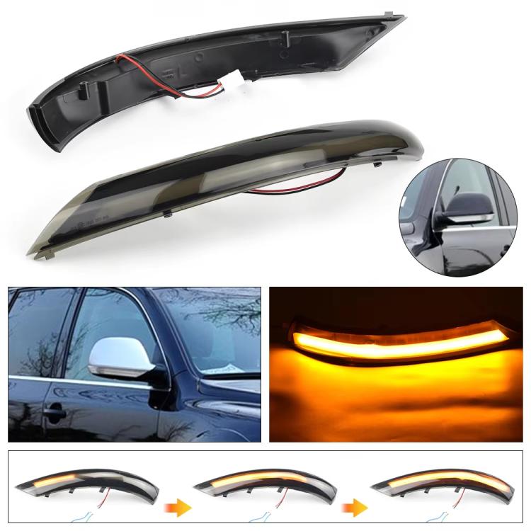 Coppia di indicatori di direzione a LED dinamici per specchietti laterali Volkswagen Touareg 2007-2010, For Volkswagen Touareg 2007-2010