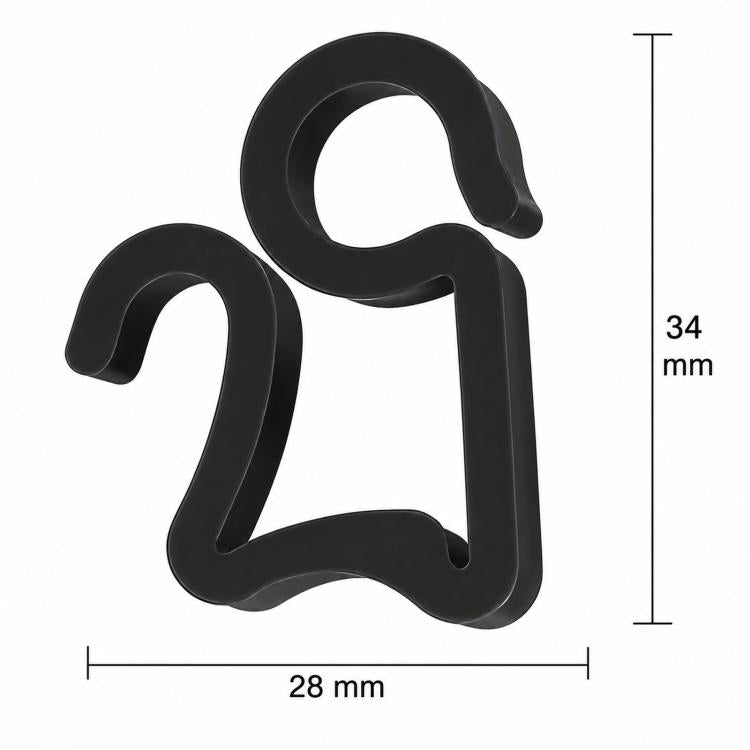 50 pezzi/confezione Clip per luci natalizie Ganci per grondaie per luci decorative da esterno, Gutter Hooks