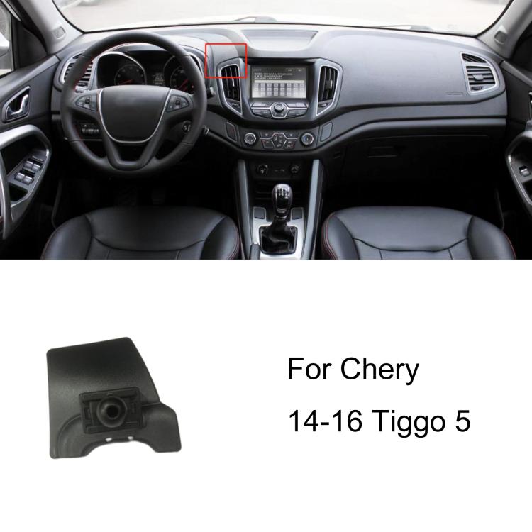 Base per supporto telefono per auto Chery con guida a sinistra, 14-16 Tiggo 5, 17-19 Tiggo 5X / 18 Tiggo 8, 18-20 Tiggo 3X, 19-21  Arrizo 5 / Arrizo 5 PLUS / Arrizo GX, 17-22 Little Ant, 19-23 Tiggo 8 / 20-22 Tiggo 7 / 20-22 Tiggo 5X, 21-22 QQ Ice Crea...