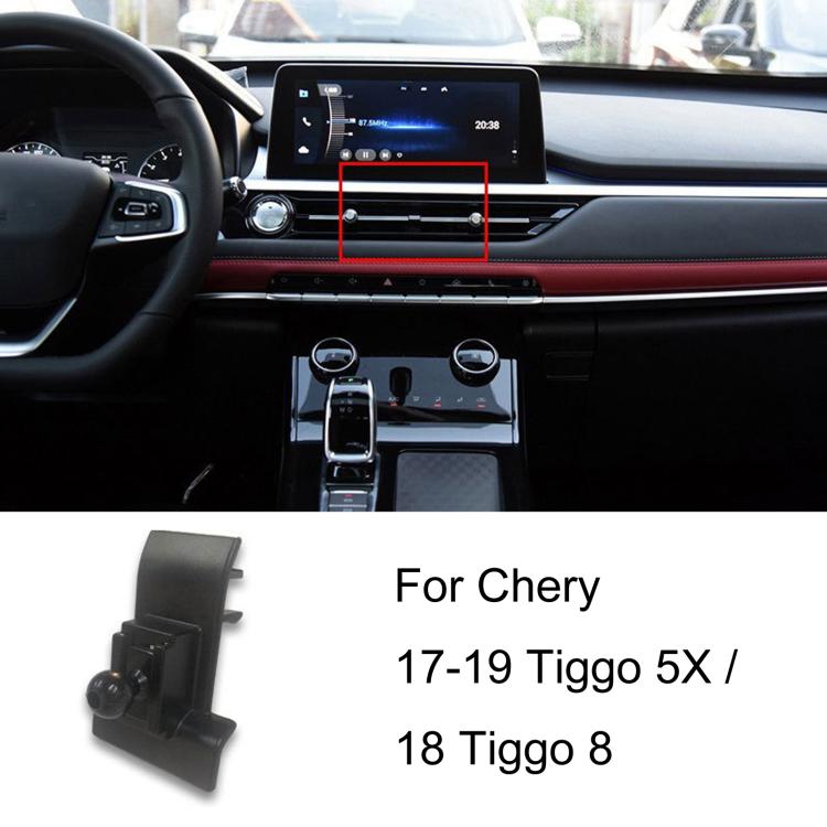 Base per supporto telefono per auto Chery con guida a sinistra, 14-16 Tiggo 5, 17-19 Tiggo 5X / 18 Tiggo 8, 18-20 Tiggo 3X, 19-21  Arrizo 5 / Arrizo 5 PLUS / Arrizo GX, 17-22 Little Ant, 19-23 Tiggo 8 / 20-22 Tiggo 7 / 20-22 Tiggo 5X, 21-22 QQ Ice Crea...