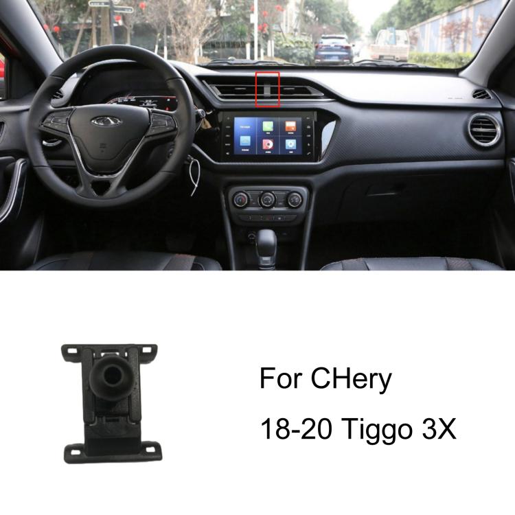 Base per supporto telefono per auto Chery con guida a sinistra, 14-16 Tiggo 5, 17-19 Tiggo 5X / 18 Tiggo 8, 18-20 Tiggo 3X, 19-21  Arrizo 5 / Arrizo 5 PLUS / Arrizo GX, 17-22 Little Ant, 19-23 Tiggo 8 / 20-22 Tiggo 7 / 20-22 Tiggo 5X, 21-22 QQ Ice Crea...