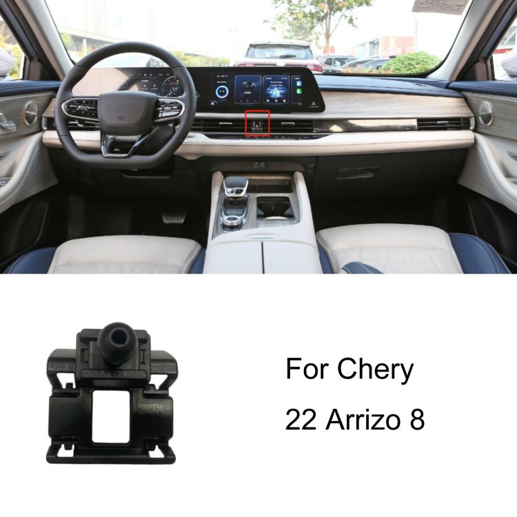 Base per supporto telefono per auto Chery con guida a sinistra, 14-16 Tiggo 5, 17-19 Tiggo 5X / 18 Tiggo 8, 18-20 Tiggo 3X, 19-21  Arrizo 5 / Arrizo 5 PLUS / Arrizo GX, 17-22 Little Ant, 19-23 Tiggo 8 / 20-22 Tiggo 7 / 20-22 Tiggo 5X, 21-22 QQ Ice Crea...