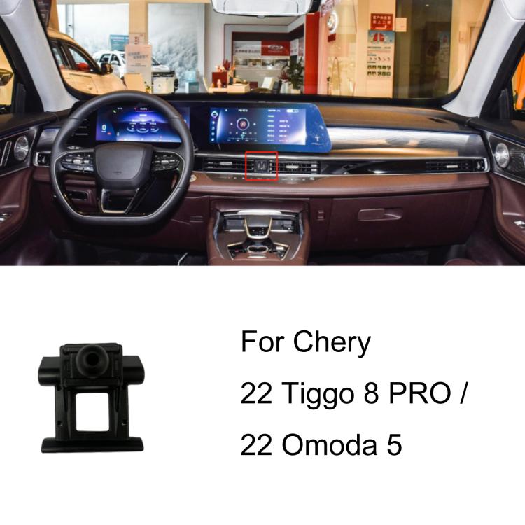 Base per supporto telefono per auto Chery con guida a sinistra, 14-16 Tiggo 5, 17-19 Tiggo 5X / 18 Tiggo 8, 18-20 Tiggo 3X, 19-21  Arrizo 5 / Arrizo 5 PLUS / Arrizo GX, 17-22 Little Ant, 19-23 Tiggo 8 / 20-22 Tiggo 7 / 20-22 Tiggo 5X, 21-22 QQ Ice Crea...