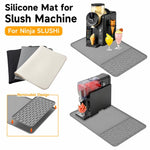 Tappetino in silicone 2 in 1 impermeabile per piano di lavoro, con funzione di drenaggio e protezione da eventuali fuoriuscite, compatibile con Ninja SLUSHi / FS299 / FS300 / FS301 / FS301C