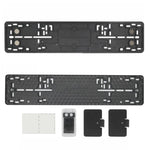Cornice portatarga standard europea in plastica ABS, portatarga Euro Car, 2 PCS/Set Magnetic, 2 PCS/Set Non-Magnetic