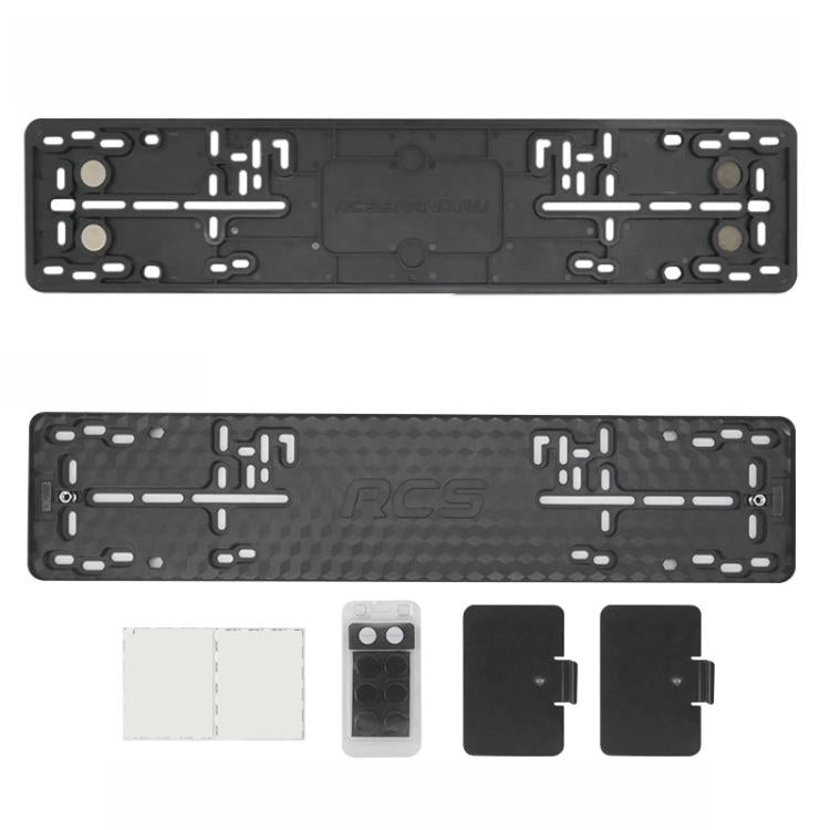 Cornice portatarga standard europea in plastica ABS, portatarga Euro Car, 2 PCS/Set Magnetic, 2 PCS/Set Non-Magnetic
