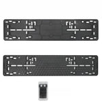Cornice portatarga standard europea in plastica ABS, portatarga Euro Car, 2 PCS/Set Magnetic, 2 PCS/Set Non-Magnetic