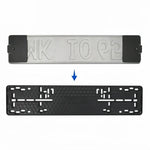 Cornice portatarga standard europea in plastica ABS, portatarga Euro Car, 2 PCS/Set Magnetic, 2 PCS/Set Non-Magnetic