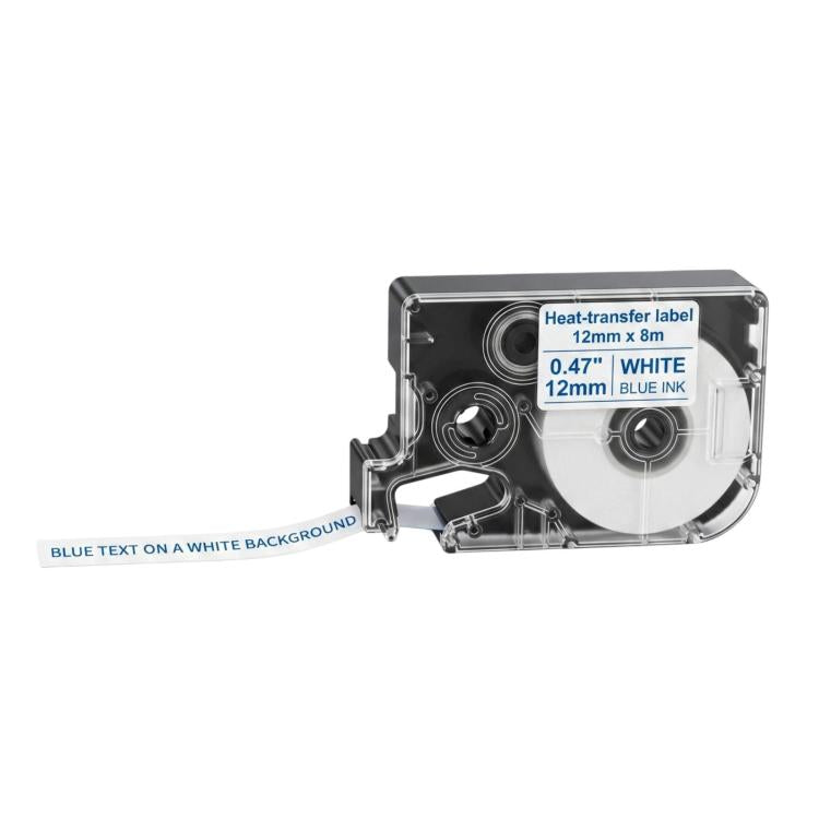Carta per etichette e nastro da 12 mm per stampante, Blue Ribbon, Brown Ribbon, Beige Ribbon, Pink Ribbon, White Background Black Text, White Background Red Text, White Background Gold Text, White Background Blue Text, Black Background Gold Text       ...